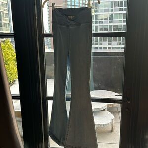 Free people flared light denim
